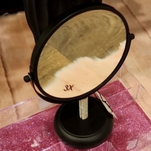 Chateau Rhinestone Encrusted Vanity Table Mirror - Picture 2 of 10